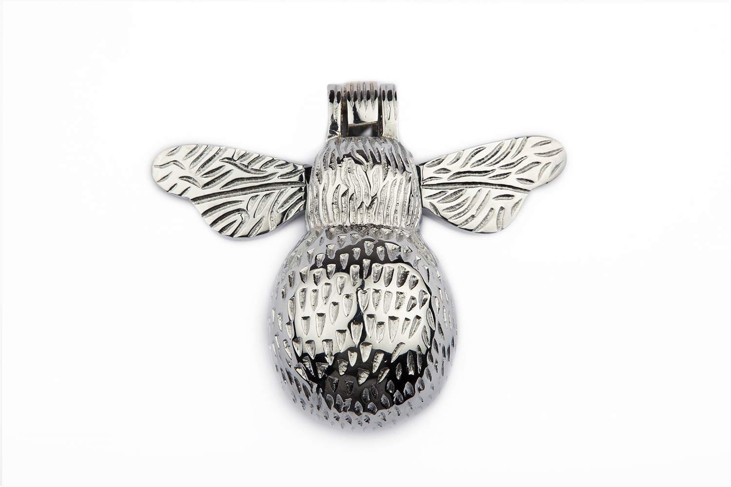 B&M - Solid Brass Bumble Bee Door Knocker Finished in Chrome Polished, Supplied with Matching Fixing Screws