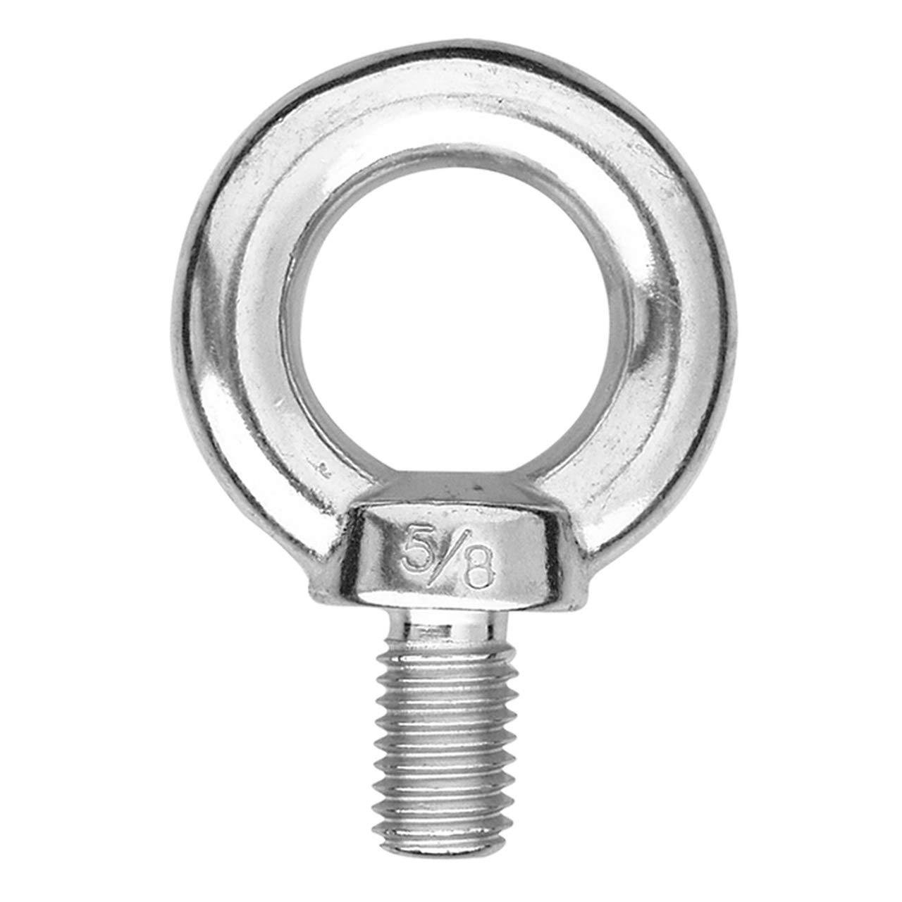 Stainless Steel 316 5/8" Lifting Eye Bolt 5/8" UNC Marine Grade