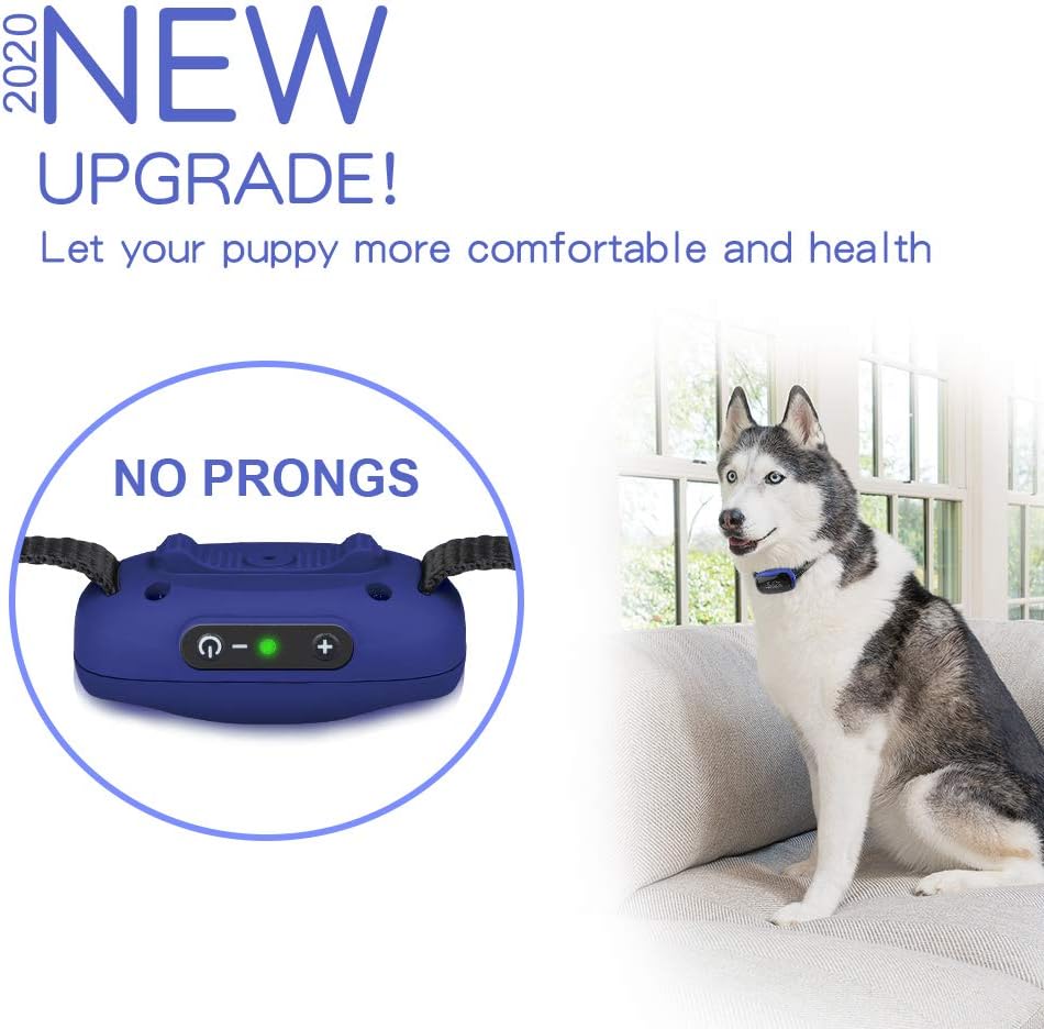 PcEoTllar Anti Bark Collar Rechargeable for Small Dogs Stop Dog Barking Device Effective 7