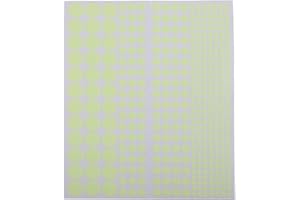 FABULETTA Glow-in-the-Dark PVC Wall Stickers – Luminous Round Dot Decals, Fluorescent Night For Stars for Kids' Rooms, Quick 