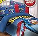 DC Comics Superman Universe Super Soft Luxury Twin Size 3 Piece Comforter Set