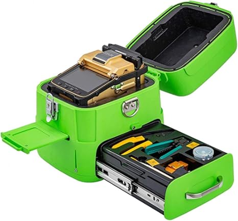 Empalmador de fusión de fibra óptica