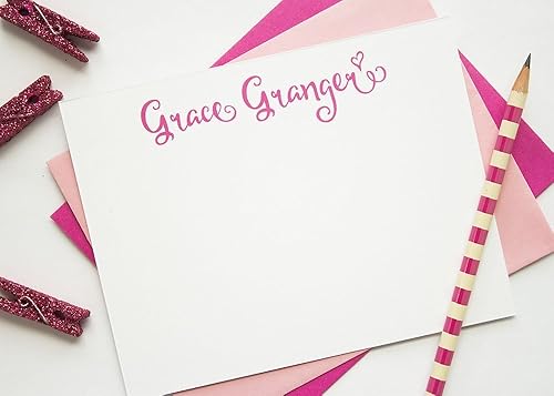 personalized stationery for little girls