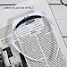 Headband Magnifier Glasses With LED Light, Head Mount Magnifier Handsfree Reading Magnifying Glasses with Light for Close Work Jeweler Loupe Craft Watch Repair Hobby 5 Lenses 1.0X 1.5X 2.0X 2.5X 3.5X