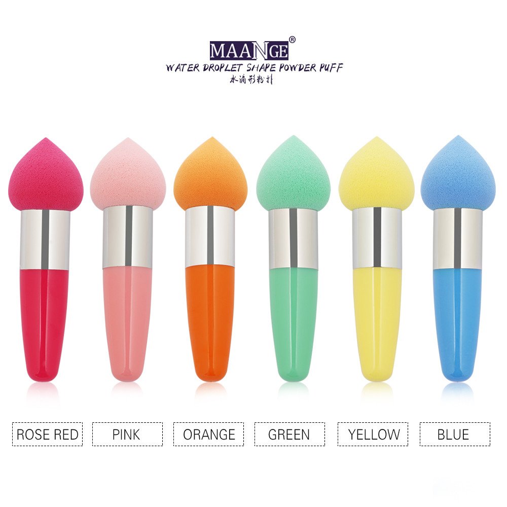 OVERMAL 6pcs Pro Beauty Makeup Foundation Puff Water droplets Shape Éponges Nouveau