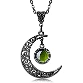XIANNVXI Gothic Pendant Necklace Emo Goth Necklace for Women Costume Jewelry Halloween Christmas Accessories Jewelry Gift for Women Black Bead Choker