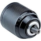 Keyless Drill Chuck Extra-RV50-13, R&ouml;hm 1322451, Mount 1/2"-20, Clamping Capacity 1.5-13 with Radial Locking, Metal Design, with Through-Hole