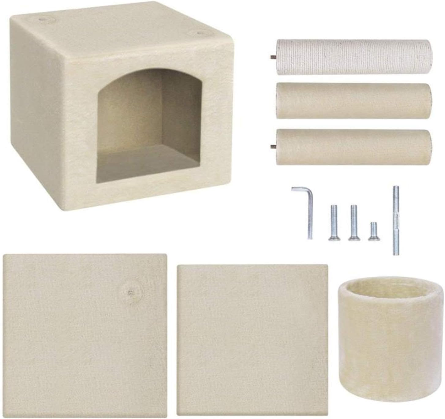 OOTORI Cat Tower Kittens Pet Play House Cat Activity Tree Condo Furniture : Pet Supplies