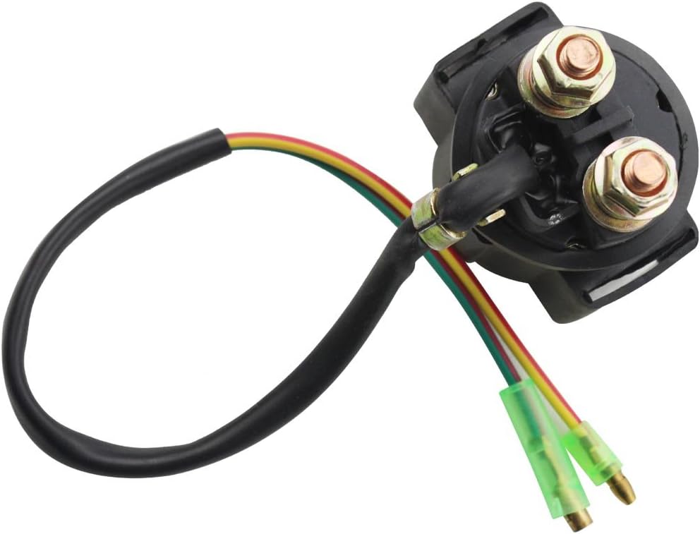 GOOFIT Relay Starter Solenoid without Cap Replacement For Motorcycle ATV Scooter Snowmobile