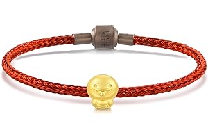 CHOW SANG SANG 999 24K Solid Gold Mini Charm Chinese Zodiac Lovely Cute Animal Mini Charm Bracelet for Women