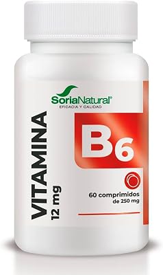 Vitamina B6 - Vegan - Ajuda a recuperar energia - Apoia a redução do cansaço e da fadiga - 60 comprimidos de libertação prolongada 250 mg - vitaminas Mulheres e Homens
