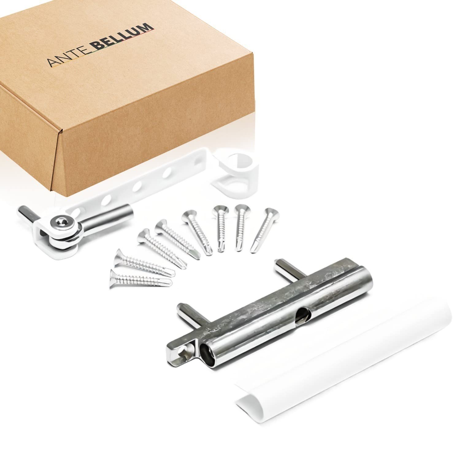 Winkhaus autoPilot repair hinge kit for PVC windows (1996-2006) with Ante Bellum® mounting material (bottom)