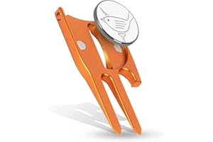 Birdicorn Golf Divot Repair Tool & Golf Ball Marker 6-in-1 Golf Divot Tool