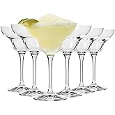 Krosno Margarita Cocktail Glasses, Set of 6, 9.1 oz, Mixology Collection, Ideal for Cocktails, Frozen Desserts, Dishwasher Safe, Made in Europe