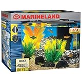 MarineLand Nook Aquarium Kit with Built-in LEDs and Hidden Filtration