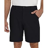 Surenow Men's Golf Shorts Outdoor Hiking Casual Shorts Summer Stretch Waistband Quick Dry Short with Multiple Pockets