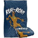 Scooby Doo Ruh Roh Silky Touch Super Soft Throw Blanket 36" x 58",Ruh Roh