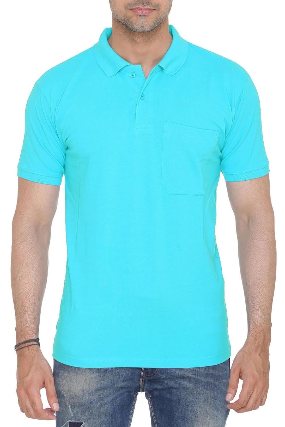 warm up - men's polyester polo t-shirt