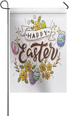 Amazon Com Lidu Happy Easter Garden Flags House Banner