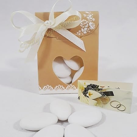 Caja de cartón para dulces con forma de sobre: Amazon.es: Hogar