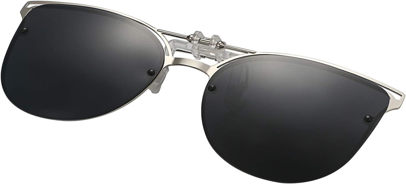AroncentSunglasses Clip On Clip On Unisex Curtain Glasses Polarised Sunglasses.