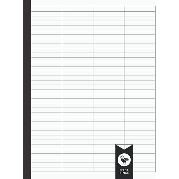 Amazon.com: 4 Column Notebook: Medium Ruled 4 Column Template | 8.5 amazon-com-4-column-notebook-medium-ruled-4-column-template-8-5-x-11-110-pages-55-sheets-9798594062535-rinke-felda-books