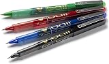 PILOT V Ball 07 Liquid Ink Rollerball Pen Medium Black Pack of 4 view 4