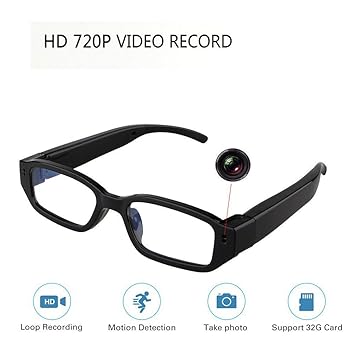 spy hidden glasses camera hd