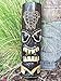 Forever Bamboo Tiki Mask Hawaiian Turtle Hand-Carved Wood Garden Decoration 20