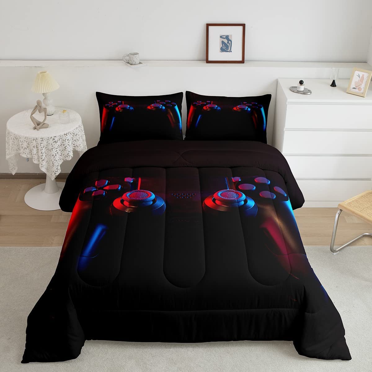 Erosebridal Gaming Bedding Set Gamer Comforter Set