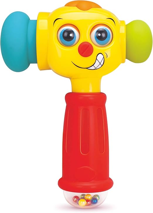 Toy Hammer w/ Lights, Learning Mode and Music Mode Baby Hammer Toy