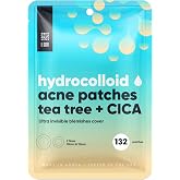 LE GUSHE Korean Pimple Patches for Face (132 Dots) - Hydrocolloid Acne Patches &amp; Zit Patches with Tea Tree Oil - Invisible Blemish Patches - Dermatologist Tested Korean Skin Care