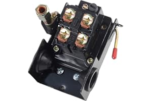 Heavy Duty Air Compressor Pressure Switch Control 90-125 psi Single Port, 26A Replaces