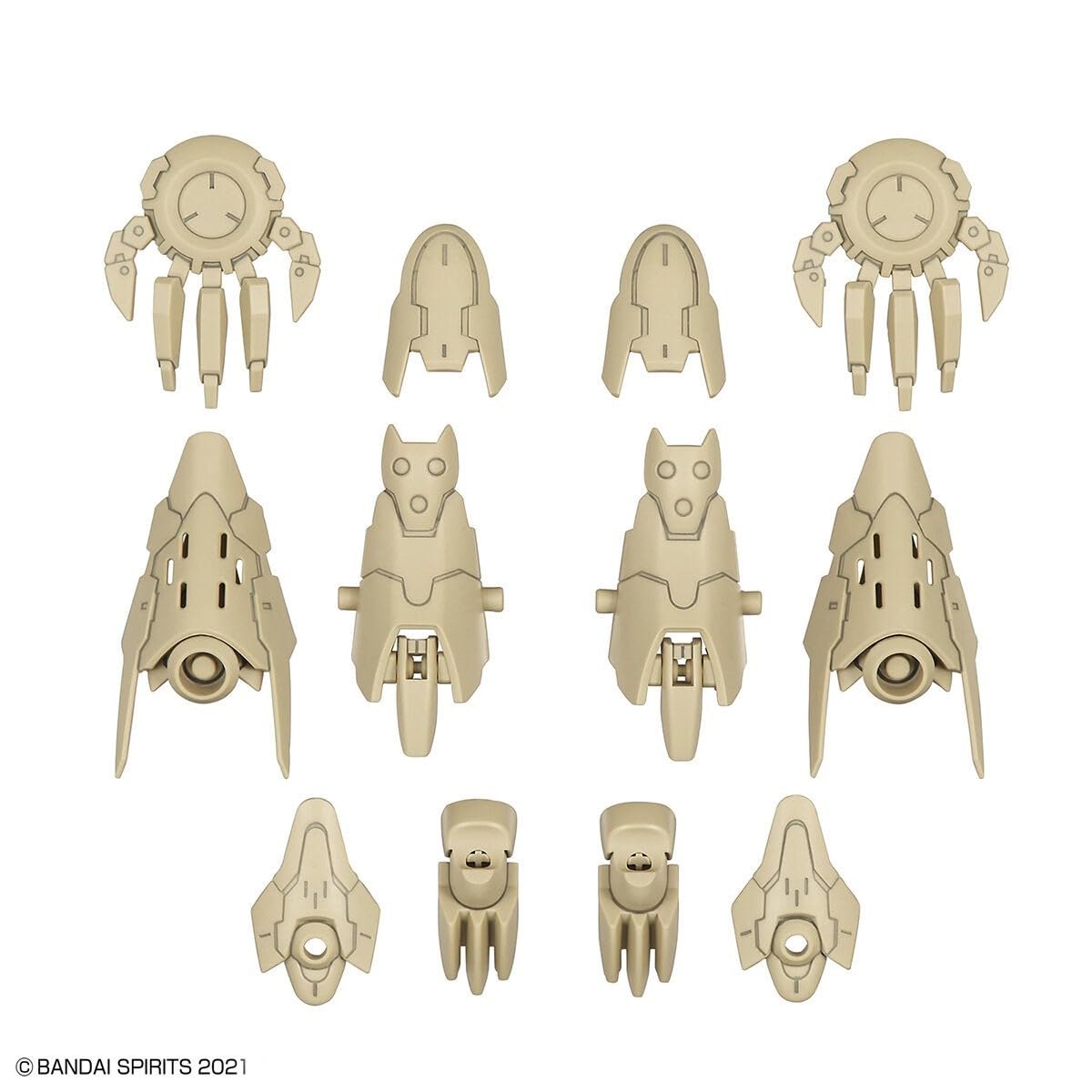 Bandai Hobby | 30MS Option Parts Set 5 (Heavy Armor) | 30 Minutes Sisters Customisation Parts | Easy Snap‑Fit Assembly | Official Bandai Model Kit Accessories