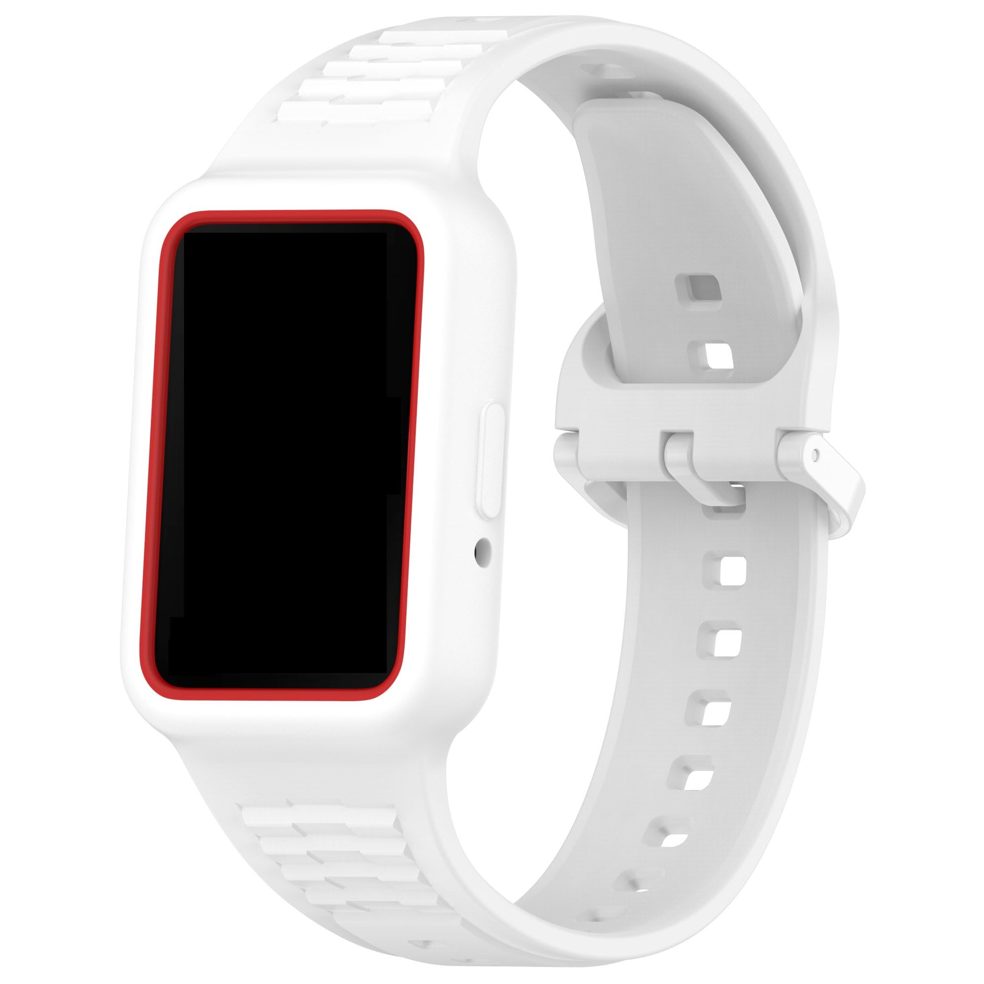 Panda Bobo Compatible with Huawei Band 9/Huawei Band 8 Replacement Strap, Silicone Watch Band Wristband (White)