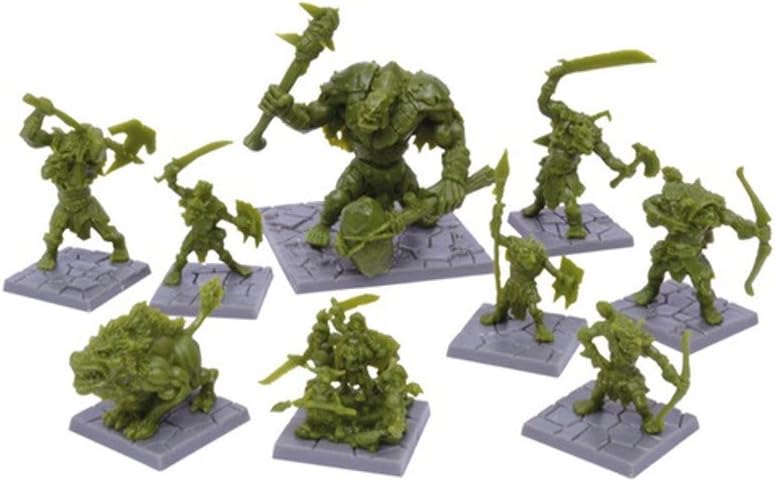 manticGames Dungeon Saga: green Rage Miniatures Set