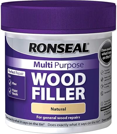 Ronseal Multi Purpose Wood Filler Tub 465g Natural