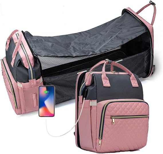 ZJML Multifuncional Bolsa De Pañales Mochila, Mochila Impermeable del