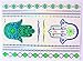 Dalin 6 Sheets Blue Silver Green Body Jewelry Temporary Metallic Tattoos Adult Temp Metallic Glitter Art Flash Tattoos Long Lasting