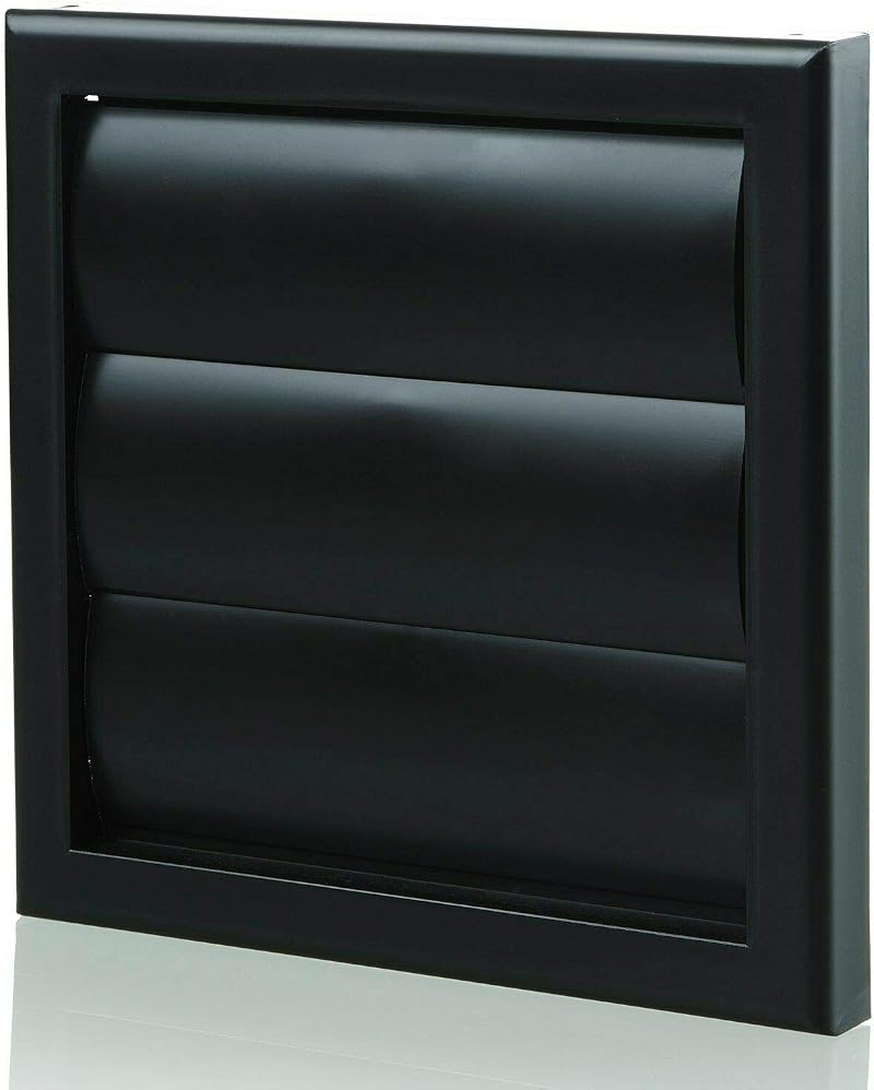 Fantronix 125mm External Wall Grille Hooded Cowled Vent Spigot Wind Baffle