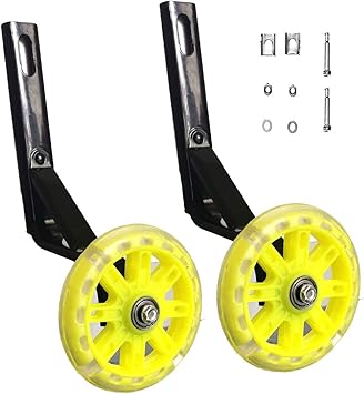 Amazon Co Jp Mehome 自転車 トレーニングホイール 強化バージョン 交換用 高耐久 後部 スタビライザー取り付けキット 子供用 12 14 16 18 インチ用 スポーツ アウトドア