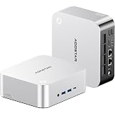 AOOSTAR MACO AMD Ryzen 9 8945HS Mini PC (8C/16T, up to 5.2GHz), Radeon 780M, Barebone (No RAM/SSD/OS), OCuLink eGPU, Dual USB4, Dual 2.5G LAN, HDMI/DP, WiFi6, OpenCL Support &mdash; Mini Gaming Desktop