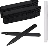 KINGLAKE 100Pcs Plastic Plant Labels & Pen 6" Writable Tags Garden Markers