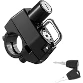 KVAEY Motorcycle Helmet Lock, Aluminum Alloy Anti Theft Helmet Security Locks, Universal Tamper-Proof Helmet Locks for Motorbike Scooter Bike, Motorcycle Accessories (1Helmet Lock)