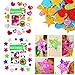 230 Pcs Foam Stickers - Glitter Foam Stickers - BellaBetty Self Adhesive Sparkle Stickers for Crafts /School and Christmas Projects /Home Decoration
