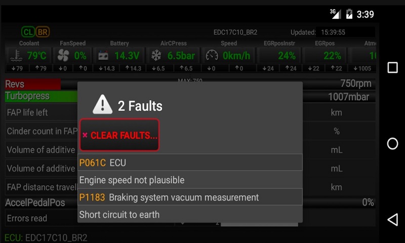 Faplite citroen peugeot obd2