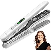 SUNMAY Cordless Hair Straightener &amp; Curler 2-in-1 with Ionic Care | Cordless 2-in-1 Hair Straightener and Curler with Ionic Care, Titanium Plates, Dual NTC Control, USB Charging and Fast Heat