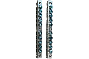 South Bend Components 10 Terminal Ground Bar (Max 4 AWG) 2-pack