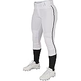 Champro Womens Tournament Traditional Low-Rise Softball Pants with Braid