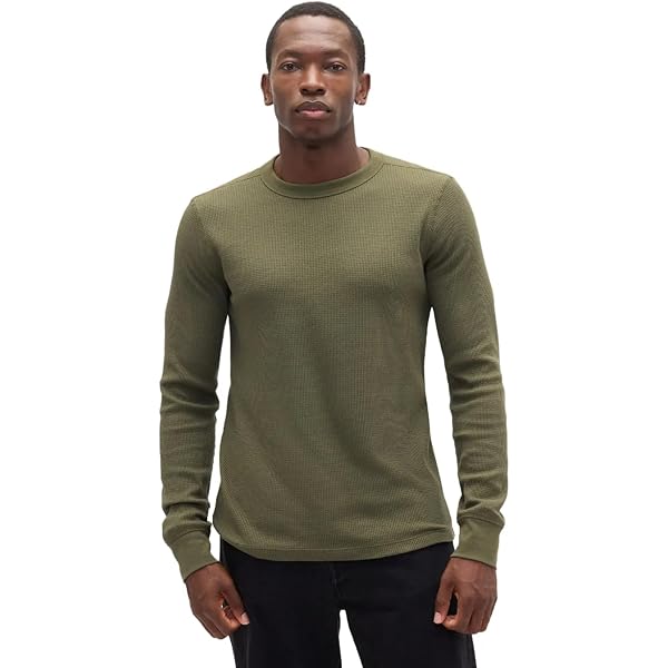GAP Mens Long Sleeve Everyday Soft T-Shirt B08 XS | Amazon.com